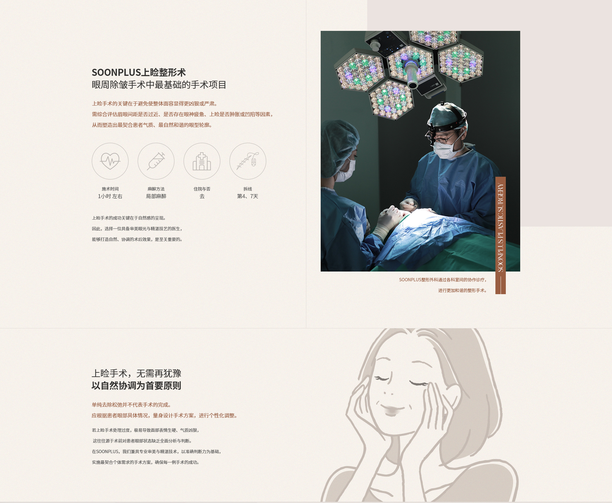 SOON+ 상안검 눈가주름 수술에서 가장 기본적인 수술